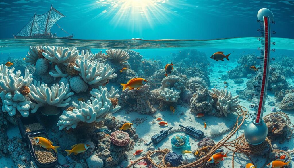 Marine ecosystem disruption