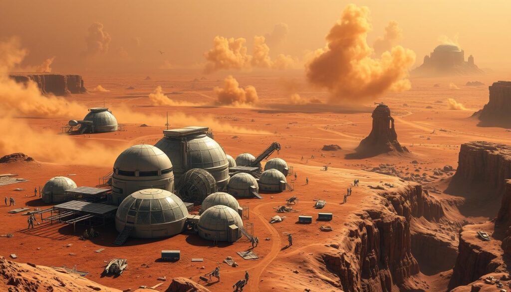 Mars colonization challenges