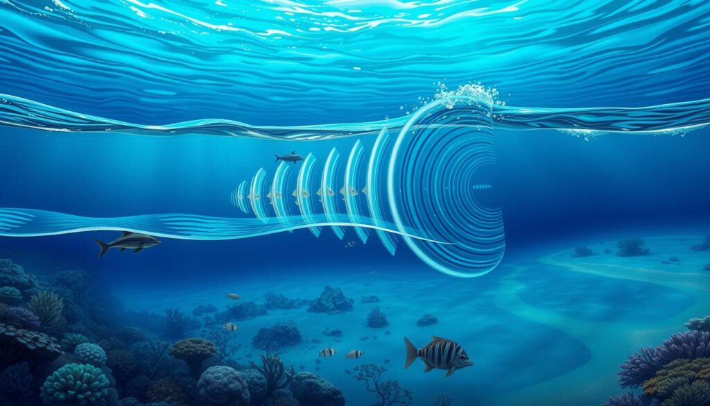 Sound propagation in ocean