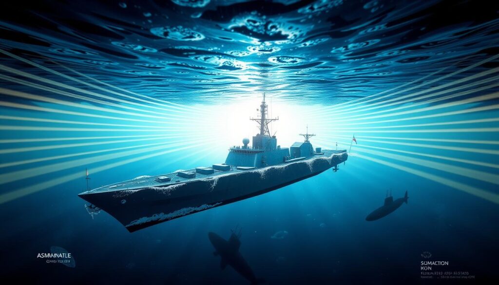 ASDIC/SONAR in anti-submarine warfare