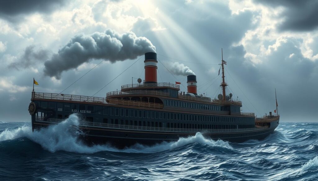 Steam-powered vessel